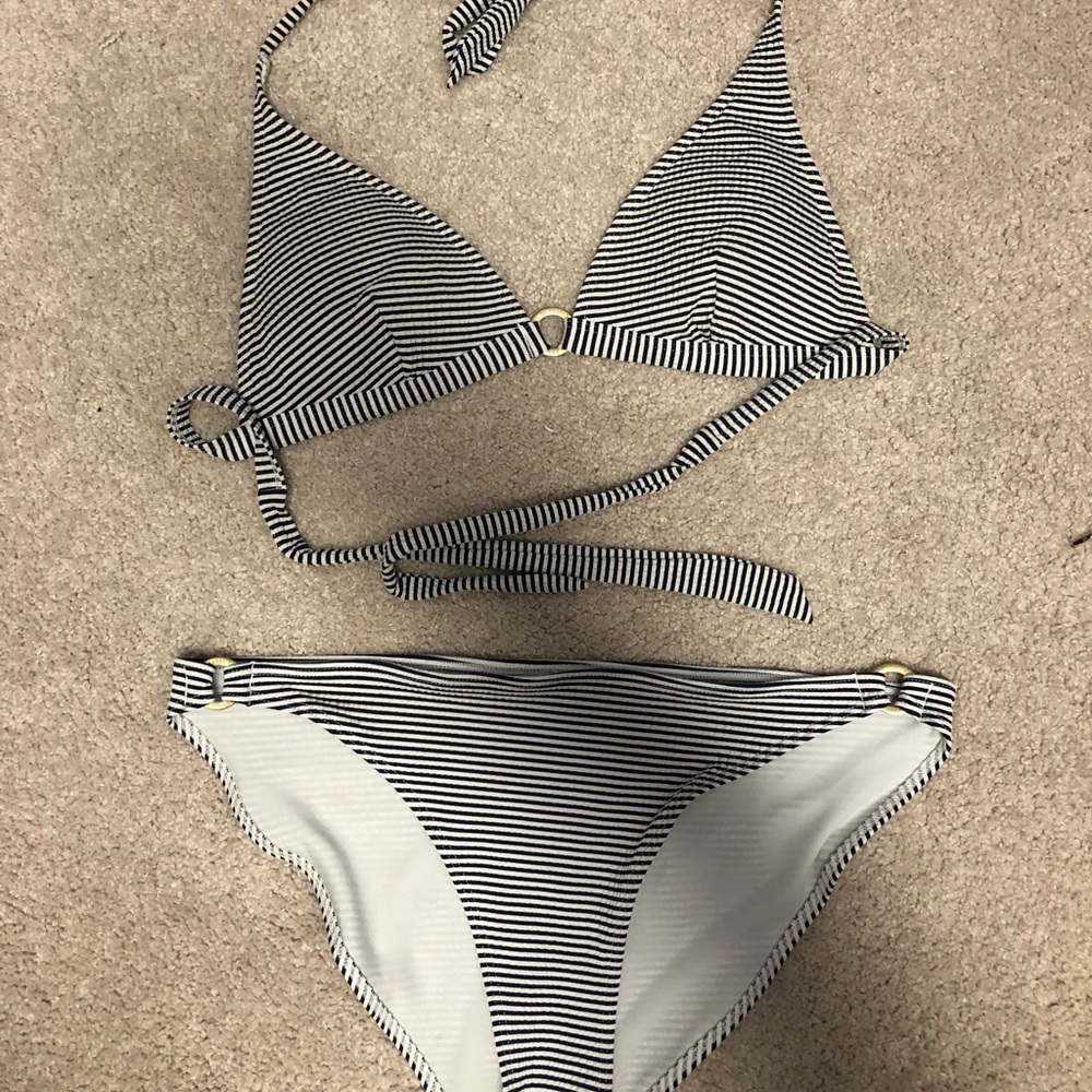 H&M striped bikini